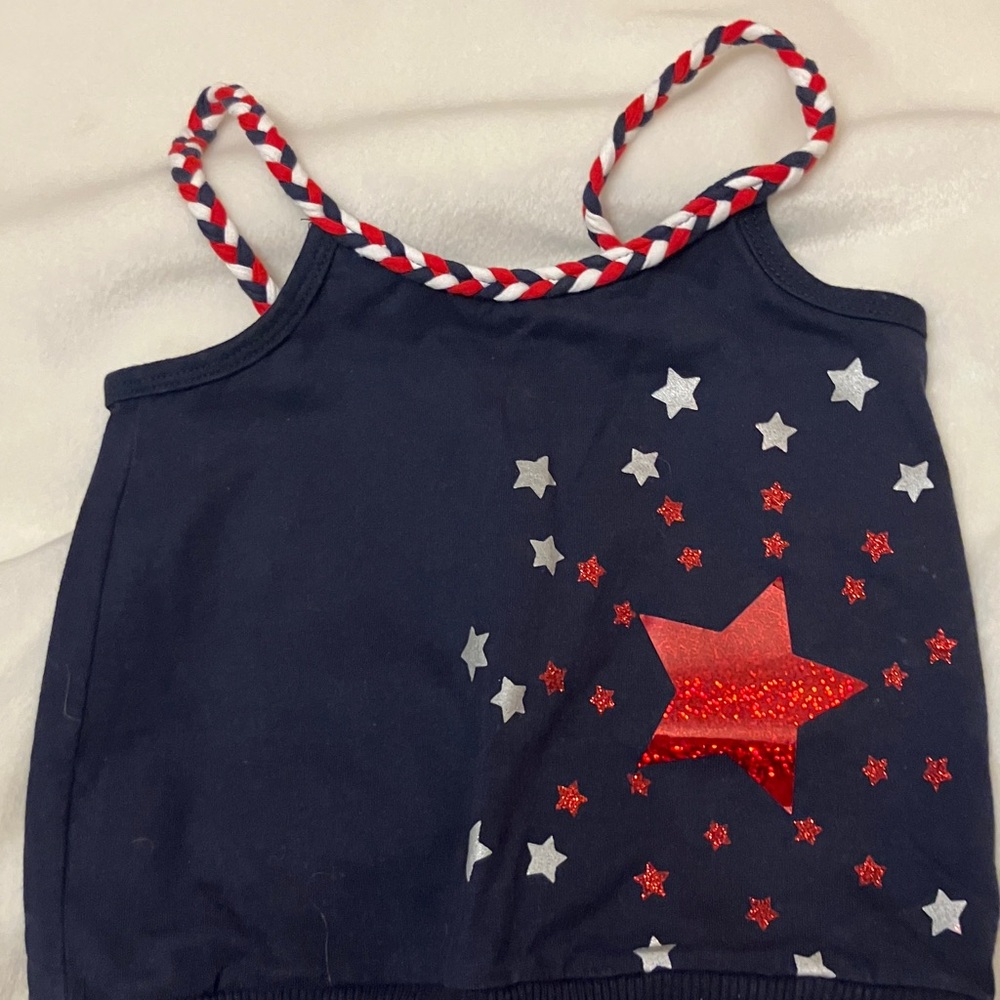 4T Girls bundle NWT Gymboree long sleeve Jean shirt, + red Oshkosh velvet pants+ - Picture 16 of 16